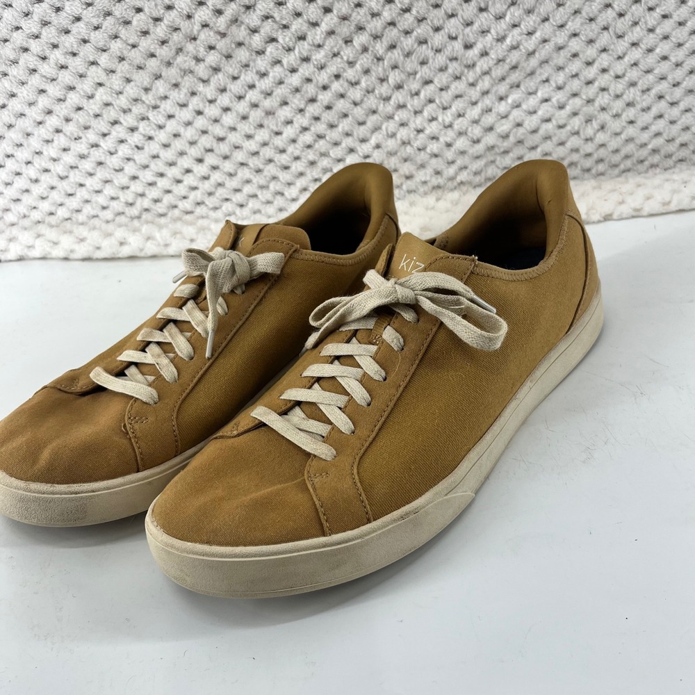 Kizik‎ Low Top Casual Sneakers Maple Sugar Handsfree Comfort Walking Mens 11.5
